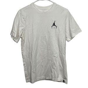 Jordan White Short Sleeve Athletic T-Shirt